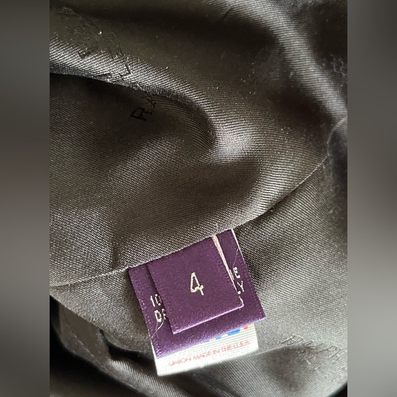 VINTAGE *rare* purple label Ralph Lauren Silk blazer jacket - Picture 11 of 15